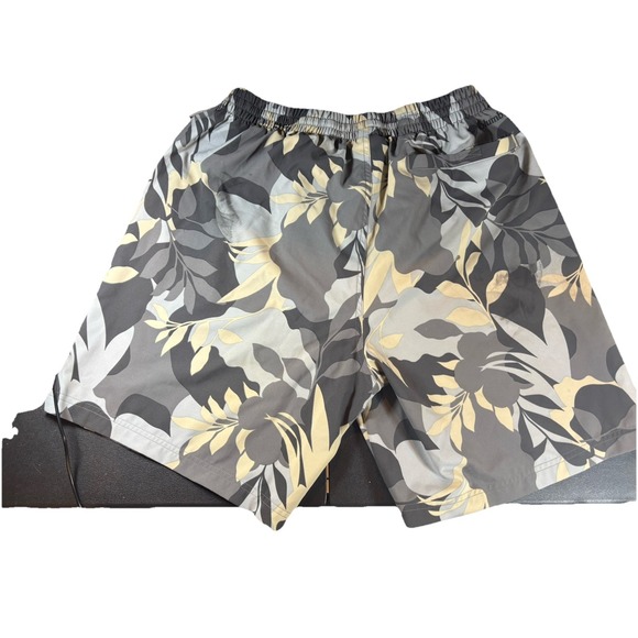 Columbia Men's Green Graphic Print Swim Shorts Size L - Picture 5 of 7